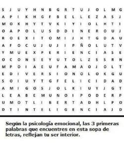 gimnasiacerebral:  ¿Cuáles fueron las 3 palabras que encontraste?