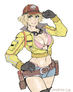 samanatorclub:Cindy Aurum from FFXV. Plz stop it, boner. I have