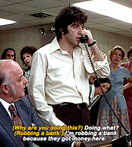 saoirseronan:Al Pacino as Sonny Wortzik in Dog Day Afternoon