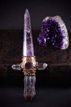 sosuperawesome:  Crystal Swords and Skulls by Stone and Crescent