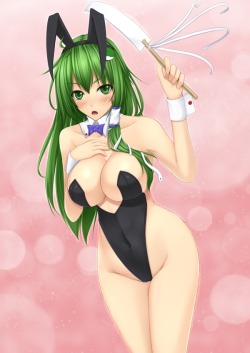 zombi-kittie:  By request for green haired cuties…. 15/18 