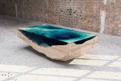 cubebreaker:  Designer Christopher Duff’s Abyss Table uses