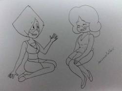 I made this for you, my Peridot 4xa with your gemsona  :3(survivalaltair)EEEE