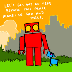 explodingdog:  Robot and Dog 