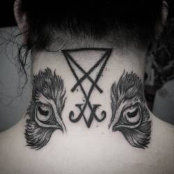businessforsatan:  Devil’s eyes for Arnald.  #tattoo #businessforsatan