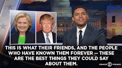 thedailyshow:  Trevor compares Hillary Clinton and Donald Trump’s