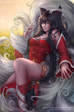 chubymi:  Ahri by ChubyMi  