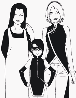renz-christa: The most important women in Sasuke’s life. 
