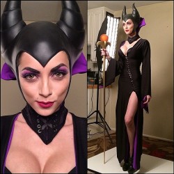 castlecorsetry:  Happy #Maleficent day! Here’s a BTS shot of