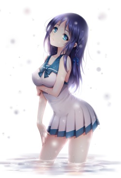 hiradaira chisaki nagi no asukara seifuku tid wet | yande.re