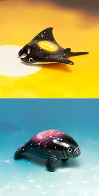 sosuperawesome: Figurines  Ramalama Creatures on Etsy  See our