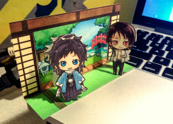 banafria:  I made a mini honmaru teeheeand work sent me a new