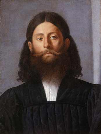 thelastofthewine: lorenzo-lotto: Portrait of a bearded man (Giorgione