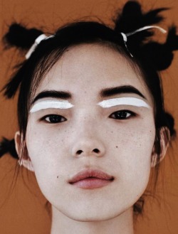 balenciwanga:  Xiao Wen Ju in i-D Magazine Fall 2014 photographed