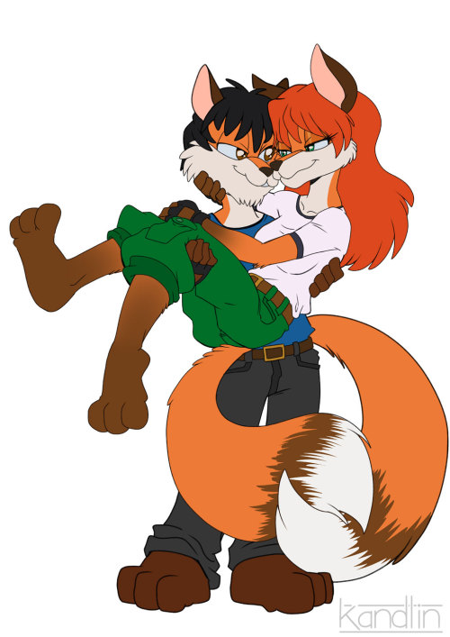 Foxy SnugglesSketch Stream Commission for WCP of Max and AmyPatreonDISCLAIMER: