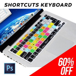 betype:  Photoshop Shortcuts Keyboard Cover (60% OFF) This silicon