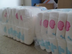 thatpoofybunny:  Have some literal diaper porn. My padding stash
