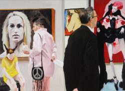 alaspoorwallace:Eric Fischl (American, born 1948) Art Fair: Booth