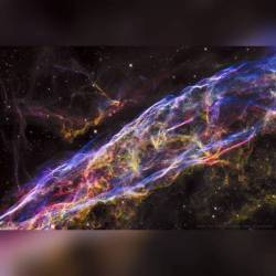 Veil Nebula: Wisps of an Exploded Star #nasa #apod #esa #hubbleheritageteam