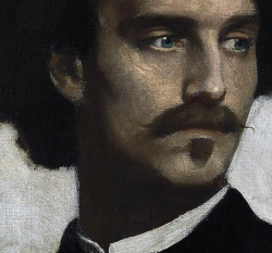 Anselm Feuerbach - (self)portraits - 19th century)