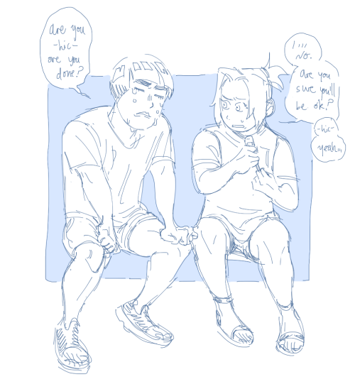 narahairline:rock lee gets a t shotthats the post