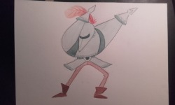 Sir Croissant dabbing and some concept for schoolTHE BIG BAD