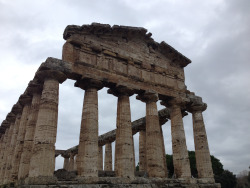 didoofcarthage: Temple of Athena (traditionally Ceres) at Paestum 