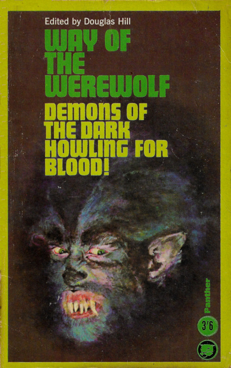 Way Of The Werewolf, by Douglas Hill (Panther, 1966).From Ebay.
