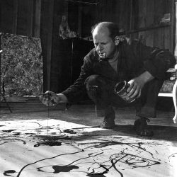 libelluleworld:  life:  The great artist Jackson Pollock was