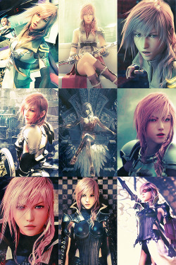    Favorite Final Fantasy females: Claire Lightning Farron  