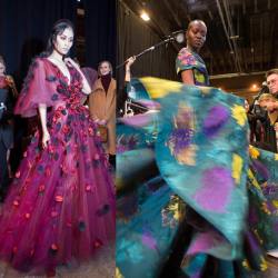 csiriano:  Backstage beauties at our last Fall show! Can’t