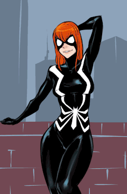 xizrax:  sketch commission of Mary Jane spiderwoman. with different