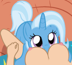 feelin-fristy:    Trixie’s hugging you because Trixie loves