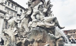 fxckxxp:Fontana dei Quattro Fiumi by Gian Lorenzo BerniniPiazza