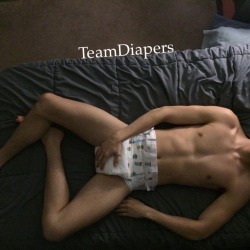 teamdiapers:  Celebrating 100 followers by wearing my first ABU