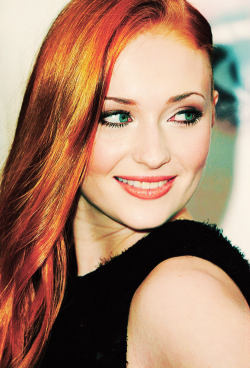 Stunning Sophie Turner, who plays Sansa Stark on Game of Thrones.