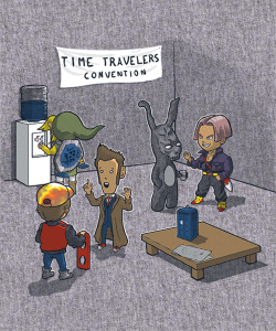 pr1nceshawn:   Time travelers convention 