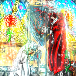 I just wanted to draw stain glass windows ;A; of course its SRC