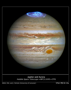 stargateatlspace:  Hubble Captures Vivid Auroras in Jupiter’s