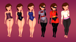 skuddpup: My Helen Parr model is up for download! Enjoy <3