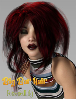   	A new hair model for the Genesis 3 Female. The most versatile