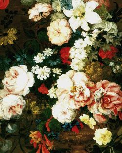 arsantiquis:  Mary Moser (1744-1819), detail of Vase of Flowers.