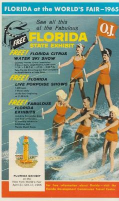 oldflorida:  FLORIDA STATE EXHIBIT Flyer/Brochure - 1964 NY World’s
