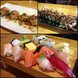 judy-huang:  My first meal in SoCal! @ongeku #sushi #nigiri #toot-c-roll
