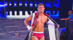 Cody please wear red tights more!!