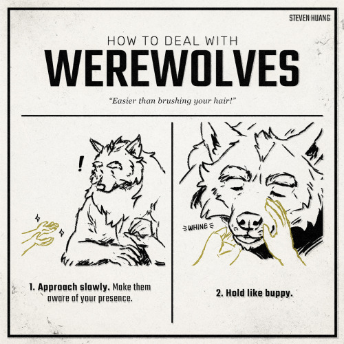 evenstevenh:Deal with werewolves in two easy steps! :Dᴄᴀʀʀᴅ