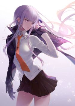 rarts:  Student Kirigiri Kyoko: Danganronpa visual novel fanart