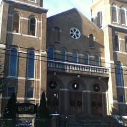 Its pretty convenient having my church on my block. I always