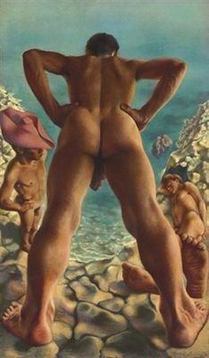 boysnmenart:  The Bathers by Pavel Tchelitchew (Russian/American