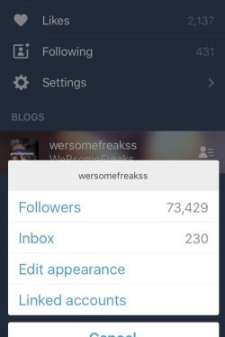 wersomefreakss:  Seriously the love is crazy I appreciate everyone